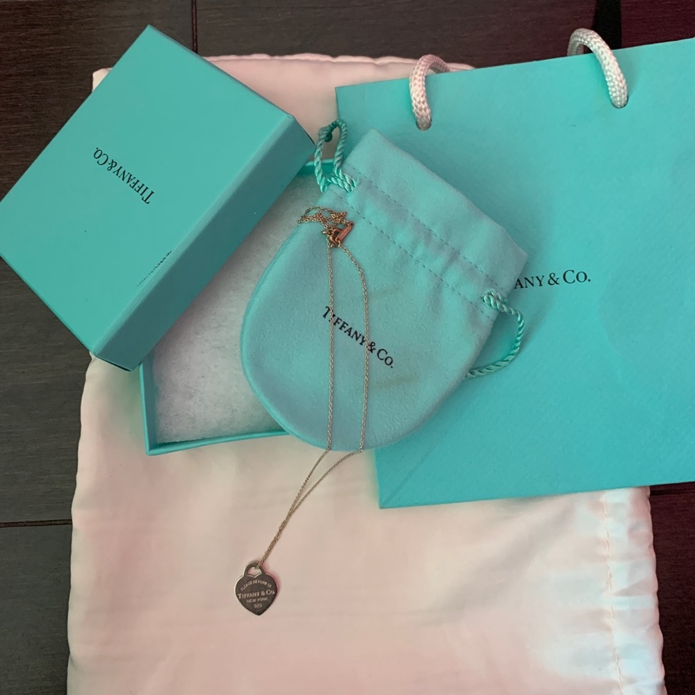 Tiffany Heart Tag Pendant